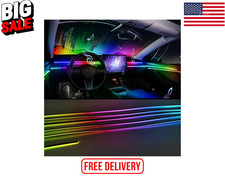 RGB 64-Color Car Ambient Light LED Interior Acrylic Strip Atmosphere Lamp