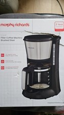 Morphy Richards Equip Filter Coffee Machine Black/Brushed Steel