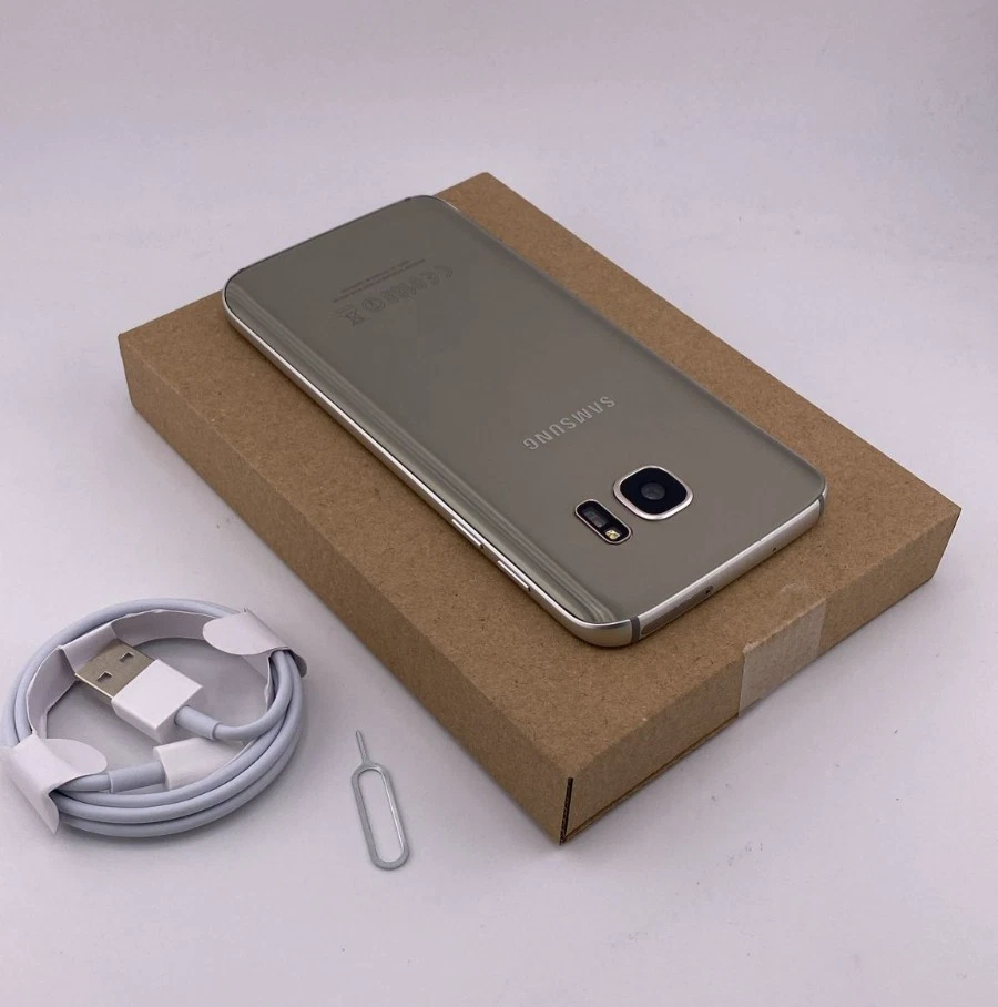 Samsung Galaxy S7 Android Mobile Phone 32GB Gold Unlocked Grade A+ - Image 3 of 4