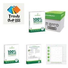 100% Recycled Printer Paper 8.5" x 11" White - 20 lb Copy & Multipurpose Comp...