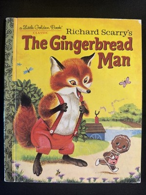 Vtg A Little Golden Classic Book Richard Scarry s The Gingerbread Man  #5578