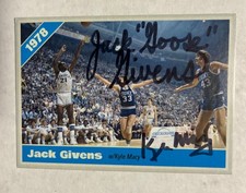 KYLE MACY Goose Givens autograph KENTUCKY WILDCATS ‘78 Champs custom card signed