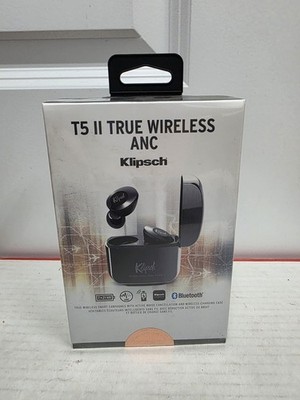 Klipsch T5 II True Wireless ANC  Earphones - Gunmetal - Brand New Sealed 