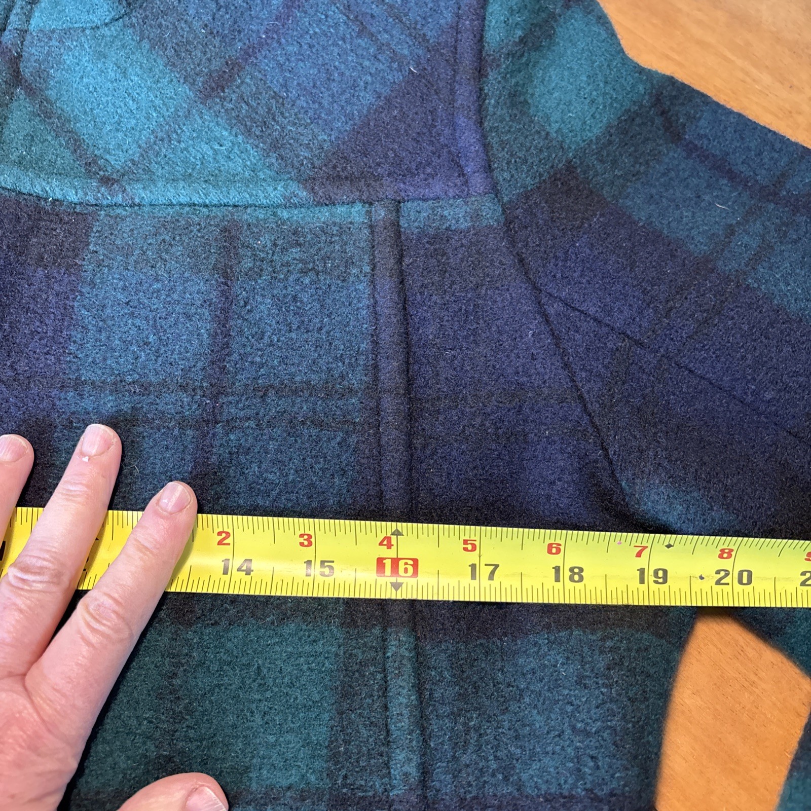 Pendleton Quilted Collar Black Watch Plaid COAT J… - image 4