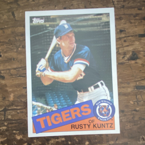 Rusty Kuntz #73 1985 Topps card