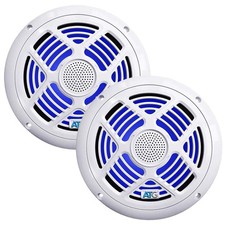 ATG Audio 6.5" RGB 2  Way Marine Speakers   160 W Peak / 65 W RMS, Water  Resis...