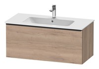 Duravit D-Neo Waschtischunterschrank Mit 1 Auszug Griff Diamantschwarz Matt...