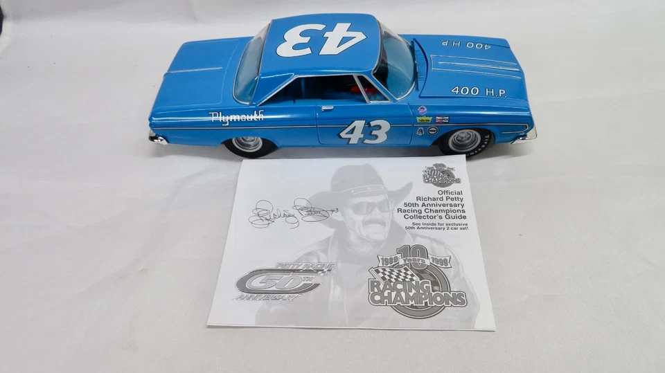 (NEW) Racing Champions Richard Petty 1964 Plymouth Belvedere 50th Anniversary - Image 2 of 4