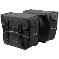 Doppelpacktasche Greenlands 34 Liter 35 X 31 X 16 Cm (2X) - Schwarz