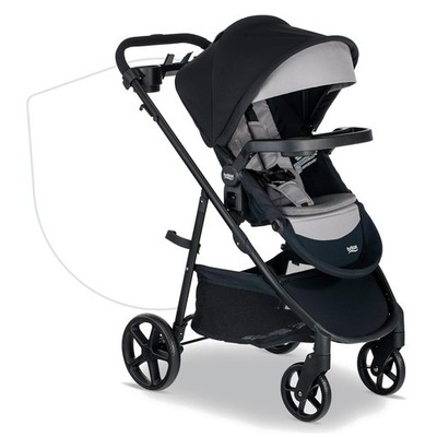 Britax Brook+ Modular Stroller Graphite Onyx, New Creased Box Full Warranty