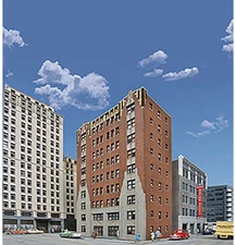 Walthers Cornerstone HO Scale Building/Structure Kit City Apartment Building
