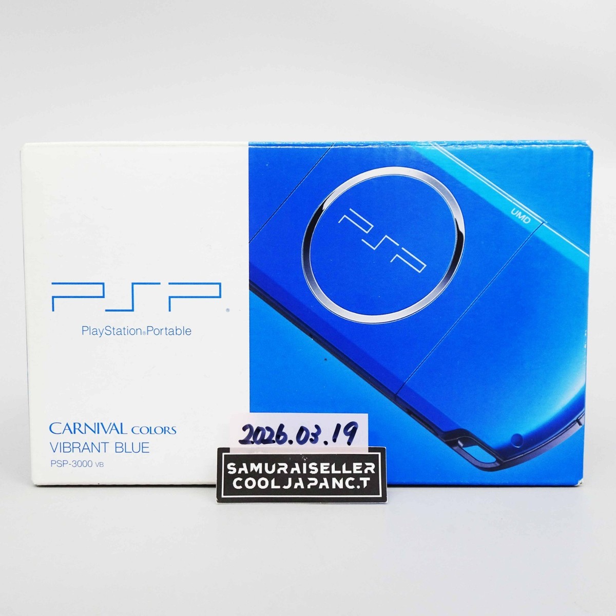 SONY PSP Playstation Portable Console Vibrant Blue PSP-3000 VB