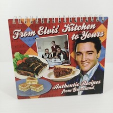 From Elvis' Kitchen To Yours Elvis Presley Spiral Desktop Cookbook Graceland