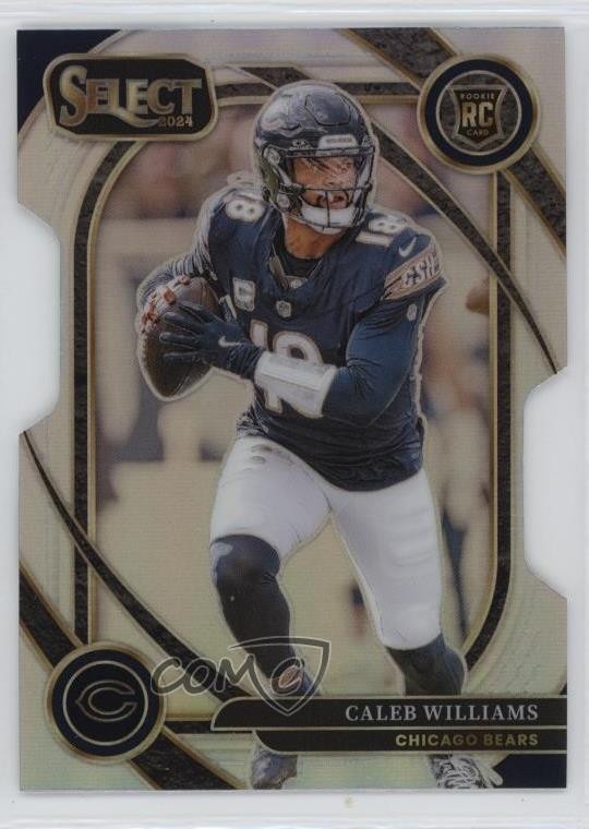 2024 Panini Select Club Level Silver Prizm Die-Cut Caleb Williams #216 Rookie RC