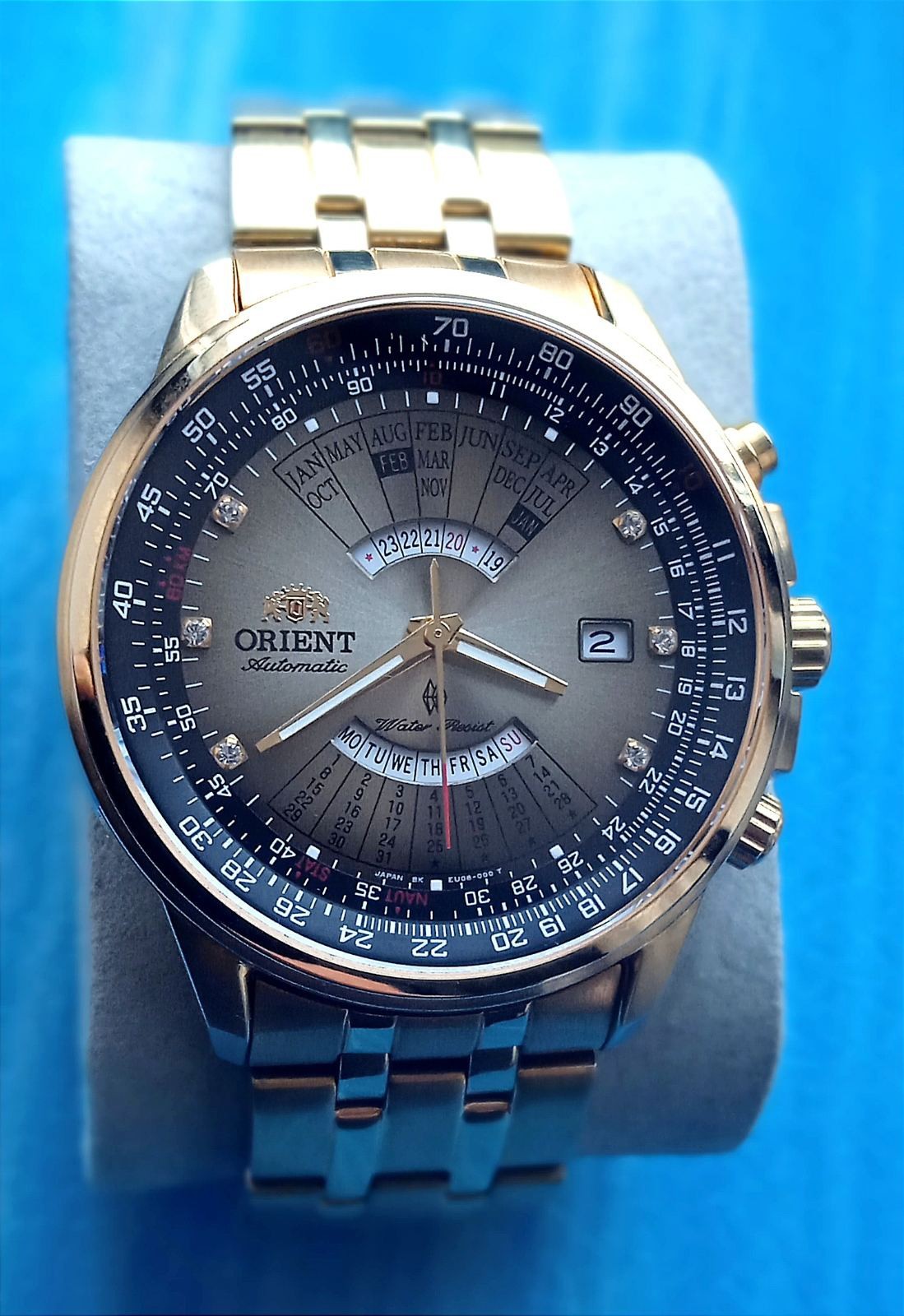 Rare Orient Watch Automatic Multi Year Calendar 2… - image 5