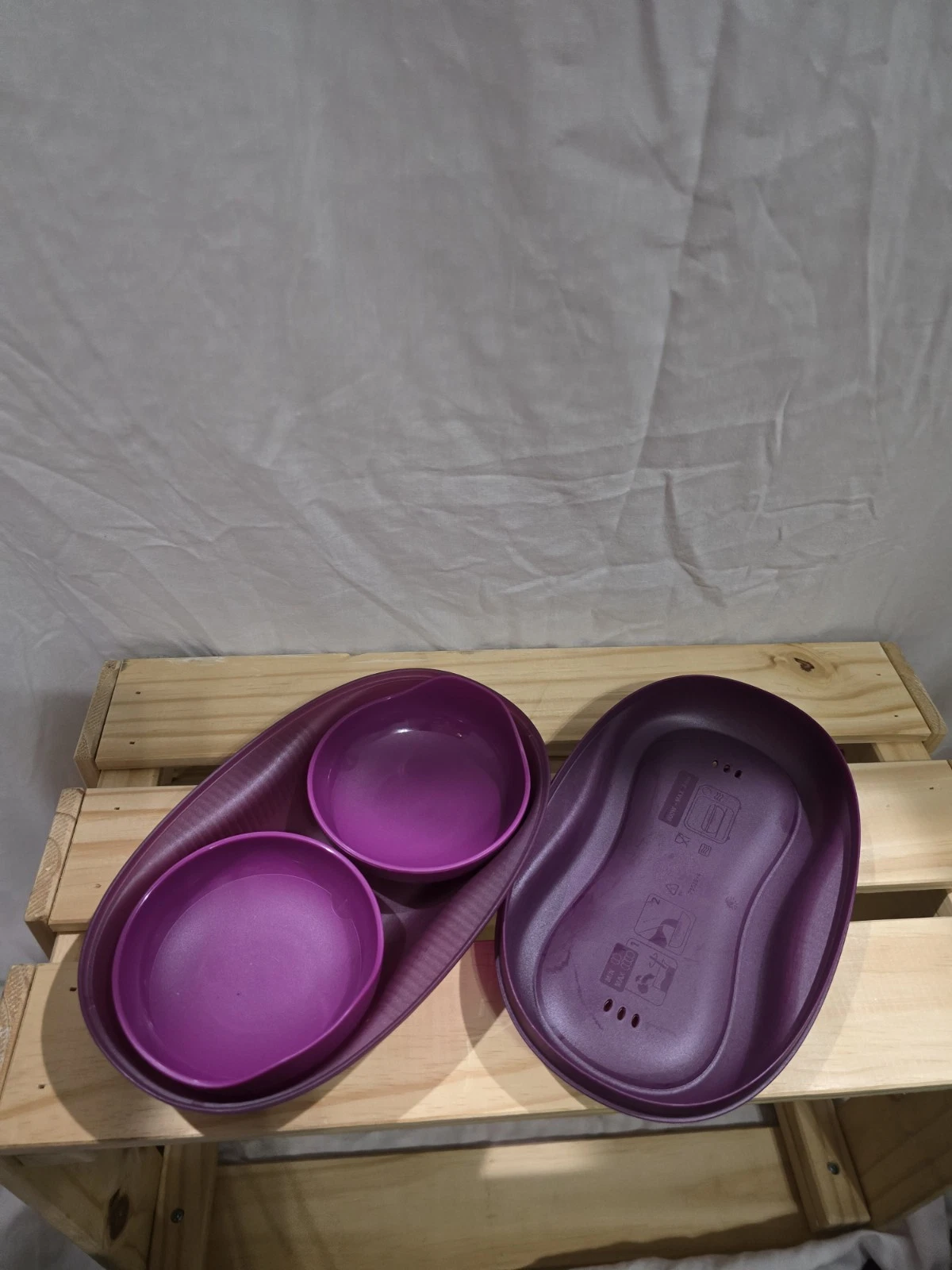 Tupperware Microwave Breakfast Maker with Egg Inserts