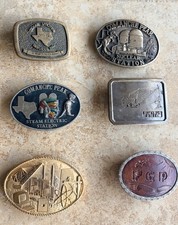 VINTAGE POWER PLANT AND ITILITIES BELT BUCKLES LOT 