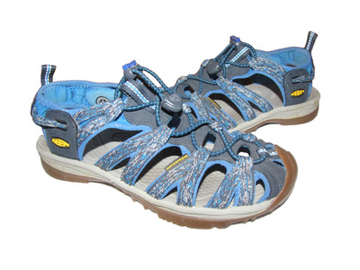 KEEN WHISPER NICE COMFY BLUE PARFAIT WATERPROOF SLINGBACK SPORT SANDALS 6M
