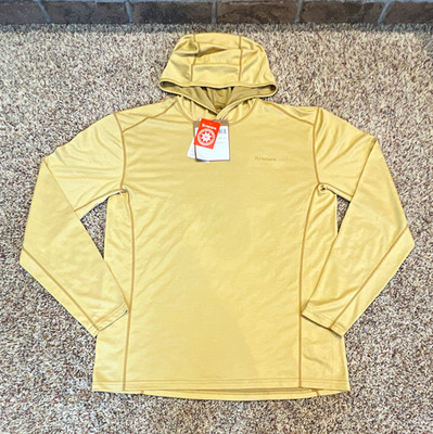 NWT Simms BugStopper Men's Medium Lightweight Hoodie UPF 30+