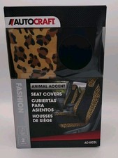 Animal Print Accent Autocraft Seat Covers  Ac4803l New