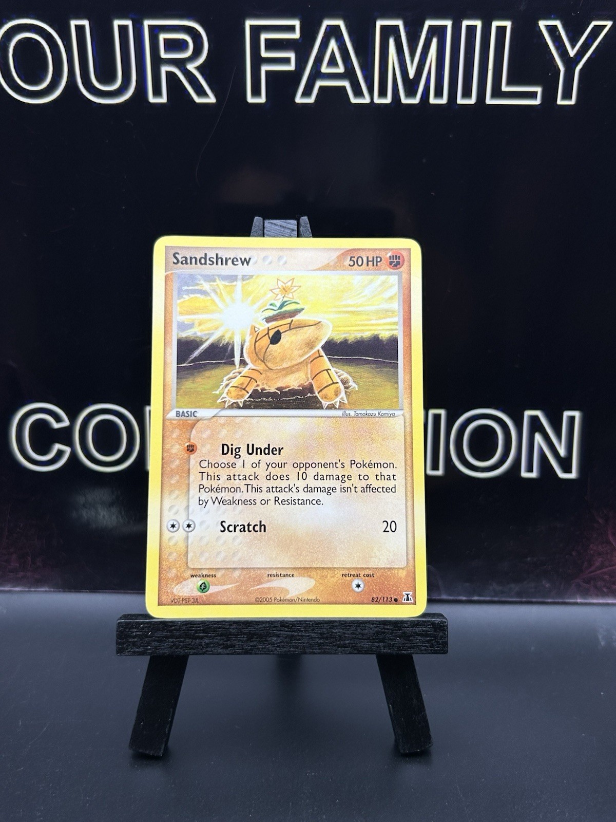 Sandshrew 82/113 Pokemon TCG EX Delta Species Common Regular 2005 NM