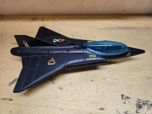 GI Joe 1992 Cobra Liquidator Incomplete Jet for Parts Vtg Vehicle ARAH Hasbro