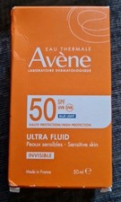 Avene SPF 50 Ultra Invisible Fluid 50ML Very High Protection For Sensitive Skin