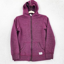 Nike Jacket Girls XL Purple Full Zip Hoodie Swoosh Athletic Youth Casual Hooded