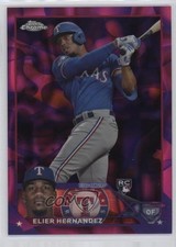 2023 Chrome Update Magenta & Purple Lava Lamp Refractor /299 Elier Hernandez rw6