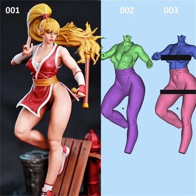 Maki Genryusai 3 Vers Unpainted 3D Printing Resin Kits Figure 9.8'' 12.9'' Game Gk