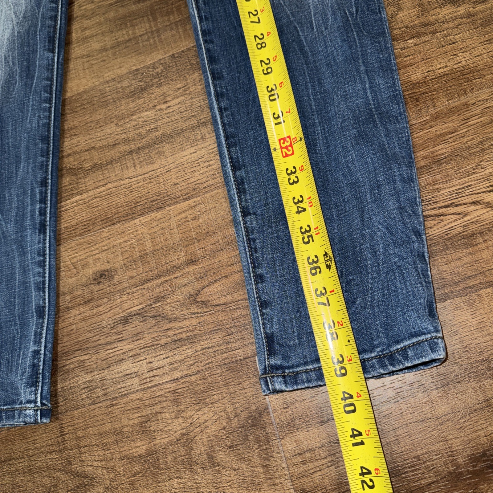 TRUE RELIGION Tony Straight Jeans Mens Size 34 (34x31) Medium Wash Blue thumbnail 7