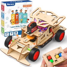 STEM Kits for Kids 8-10, STEM Toys for Boys Ages 8-13, Remote Control Car, Woode