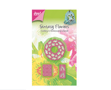 3Stanzschablone Set für Blumenkranz, zu Scrap, Karten, Deko u.v.m., Joy Crafts