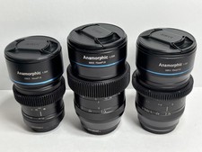 SIRUI Anamorphic 1.33X Lens Set Of 3 - 35mm, ...