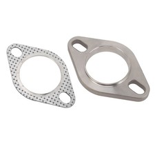 ⁺2 Bolts 2in Exhaust Flange Connection Kit Stainless Steel For Exhaust Downpipe
