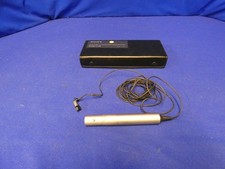 Sony ECM-77B Electret Condenser Microphone w/Case, works-wire slightly frayed 