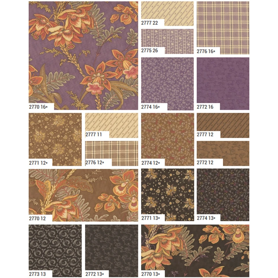 Wild Orchid Layer Cake by Blackbird Designs for Moda Fabrics - Image 3 of 3
