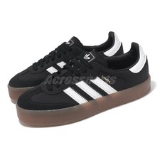 adidas Originals Sambae W Core Black Metallic Gold Women Casual Platform JI1350