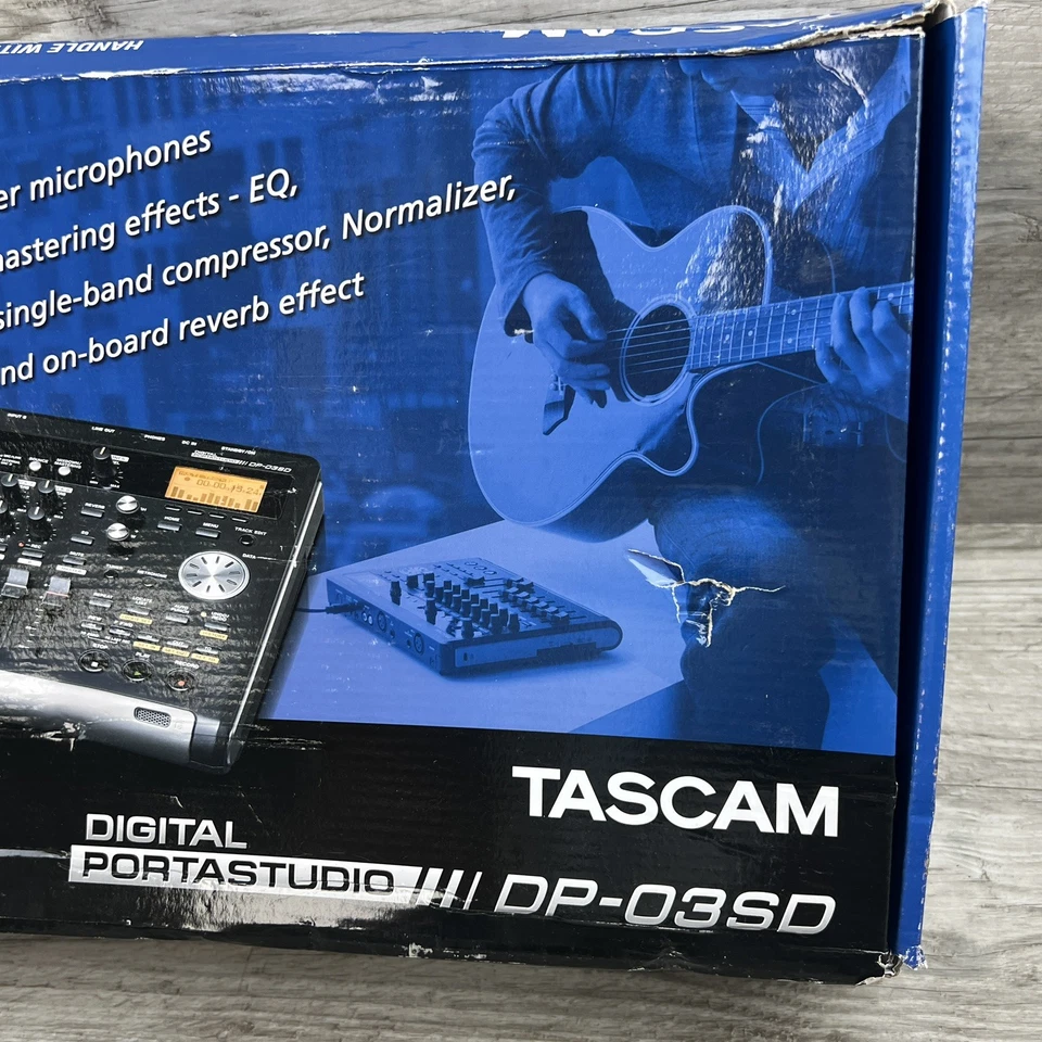 Tascam 8-Track Digital Portastudio Multi-Track Audio Recorder DP-03SD - Image 3 of 4