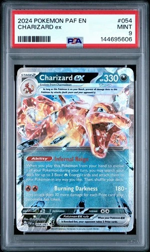2024 POKEMON PAF EN-PALDEAN FATES #054 CHARIZARD EX PSA 9