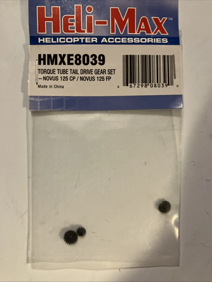 Helimax Novus 125 CP  HMXE8039 TORQUE TUBE TAIL DRIVE GEAR SET - Image 2 of 4