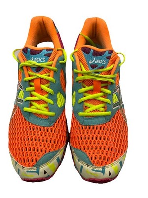 Asics Gel Noosa Tri 7 Mens Running Shoes Orange Neon Size 10 Rare Streetwear