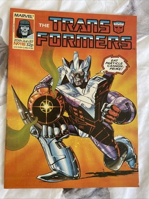 Transformers By Marvel Comics Issue Number 118 June 1987 With Inhumanoids