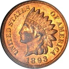 1893 1C Indian Cent NGC MS64RB (PHOTO SEAL)