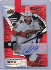 Aleksander Barkov #21, Autographs Red Rainbow, 2021-22 Upper Deck Allure