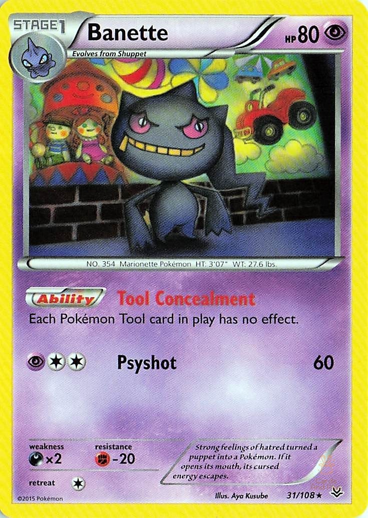 Banette 31/108 Roaring Skies Pokemon NM