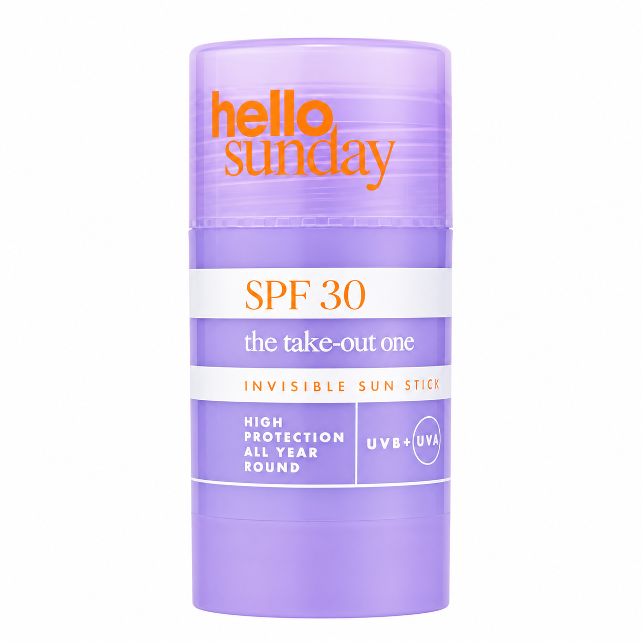 Hello Sunday The Take-Out One Invisible Sun Stick SPF30 30g UVB UVA Sunscreen