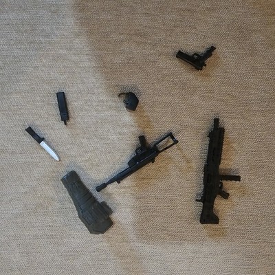 GI JOE Classified Series #46 Sgt. Stalker Guns & Ammo Clip & Knife 6'' 1/12 