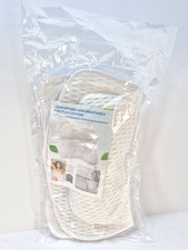 Comfortable Breathable Bathtub Cushion Pillow 3D Mesh Suction Cups Spa White NIP