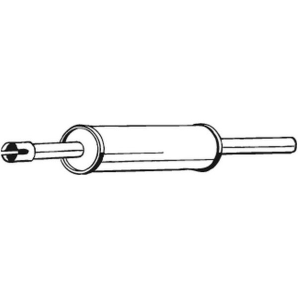 Bosal VorschalldäMpfer FüR VW Golf II 19E 1G1 1.8 1.6 TD Jetta 1G2 165-image
